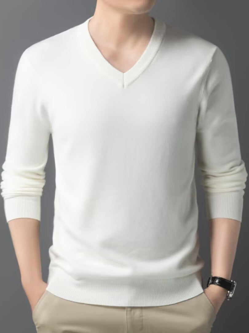 KEN | PULL EN MAILLE À COL EN V