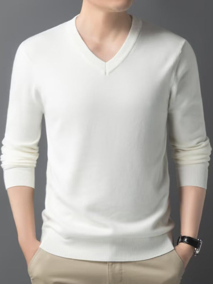 KEN | PULL EN MAILLE À COL EN V