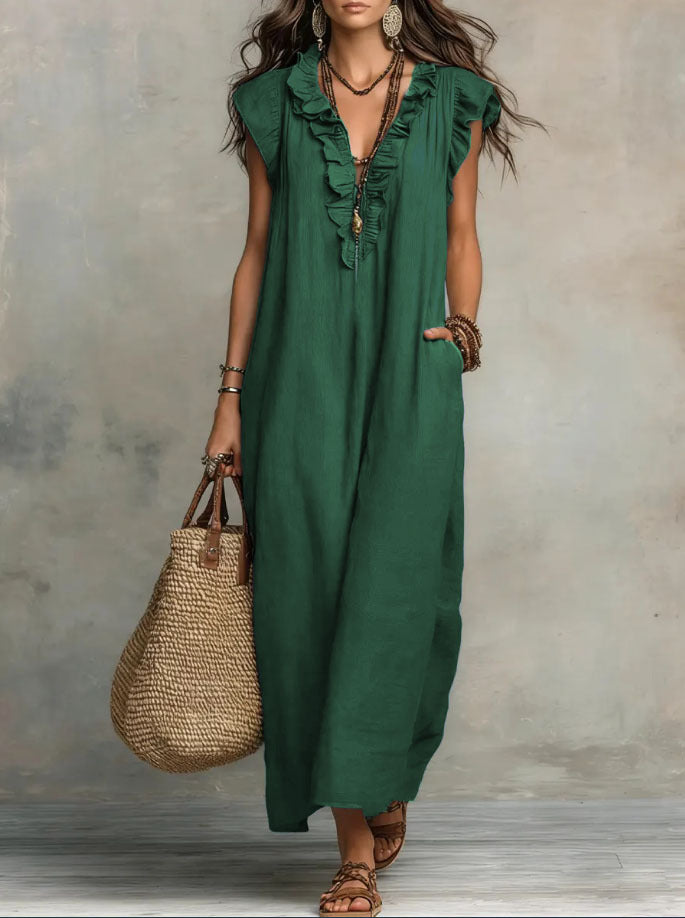 Melinda | Robe Bohemienne Chic et Fluide
