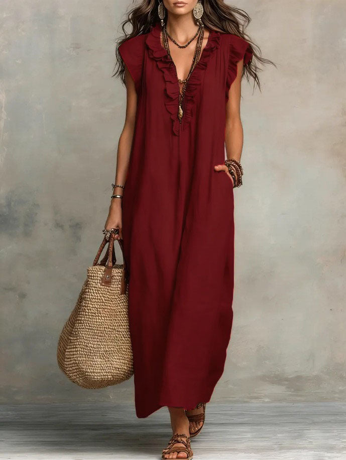 Melinda | Robe Bohemienne Chic et Fluide