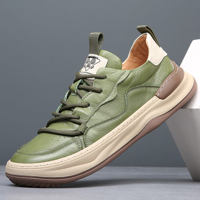 Ron | Baskets en Cuir Véritable Noble Italiana