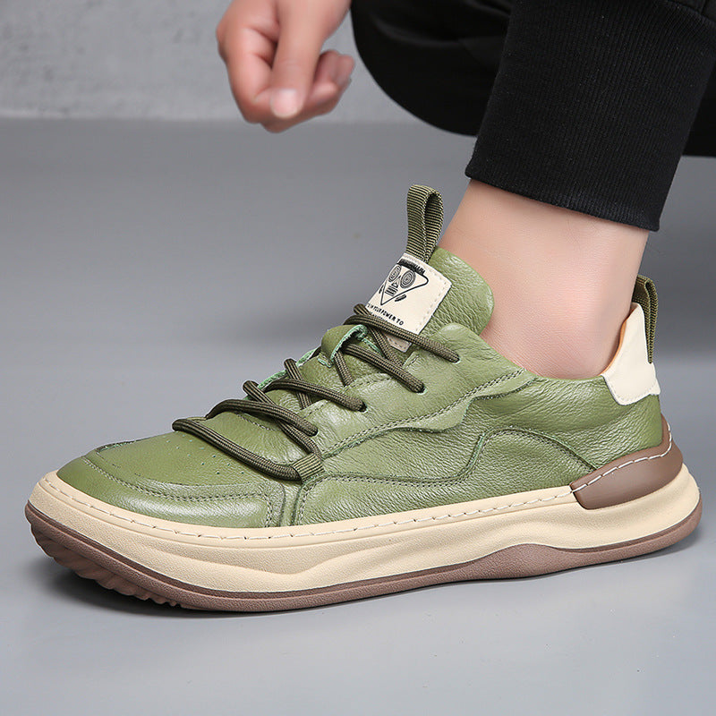 Ron | Baskets en Cuir Véritable Noble Italiana