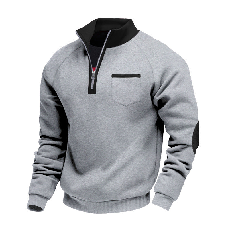 DEVIN | PULL EN POLAIRE AVEC MOITIÉ ZIP