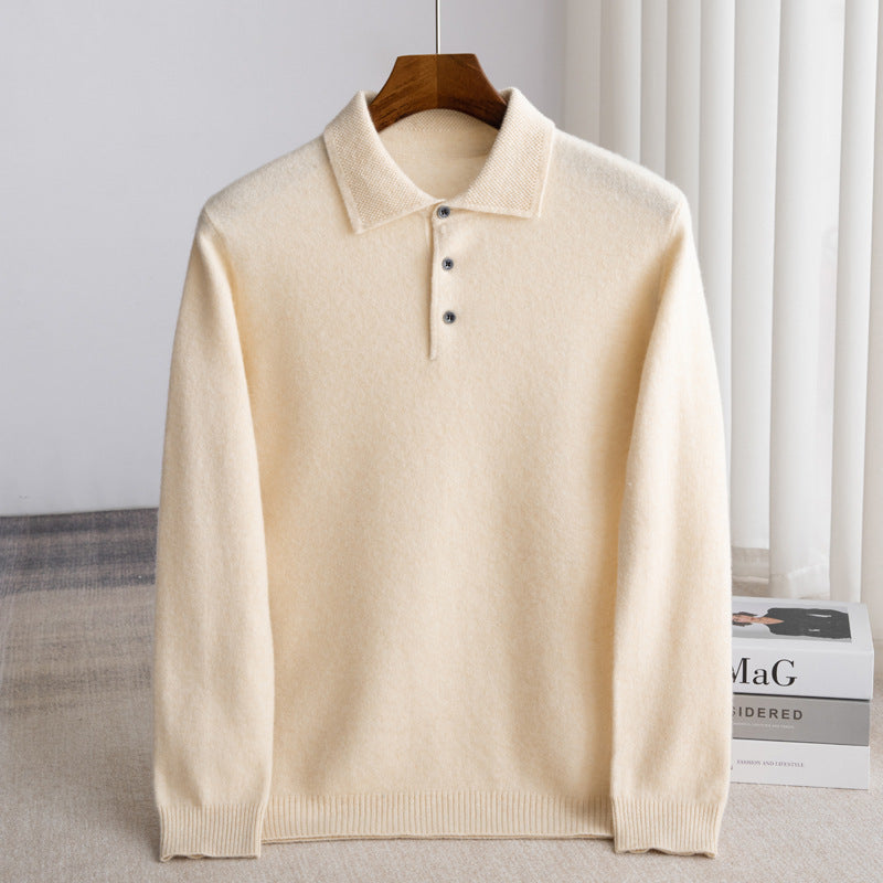 MON | PULL POLO CLASSIQUE (laine haut de gamme)