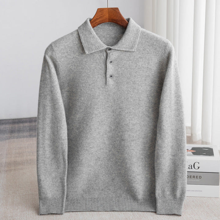 MON | PULL POLO CLASSIQUE (laine haut de gamme)