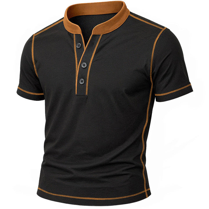 TONY | CHEMISE HENLEY AVEC BORD EMBER