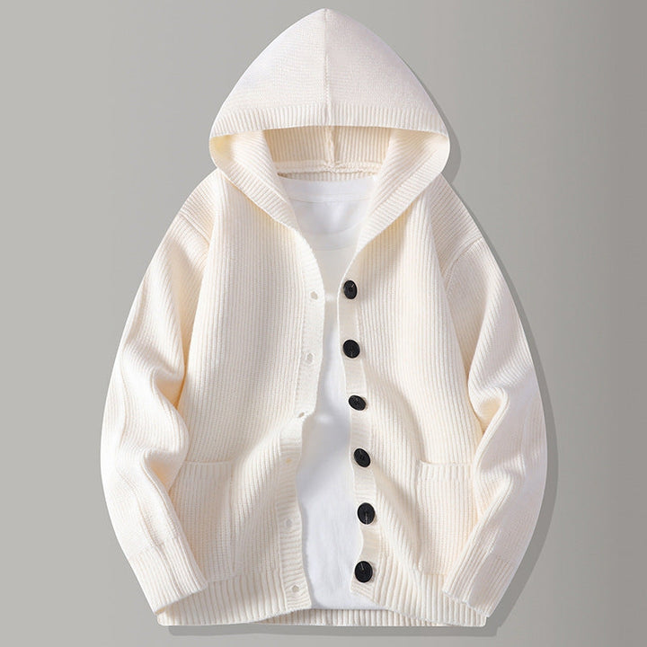 MORGAN | CARDIGAN À CAPUCHE EN MAILLE