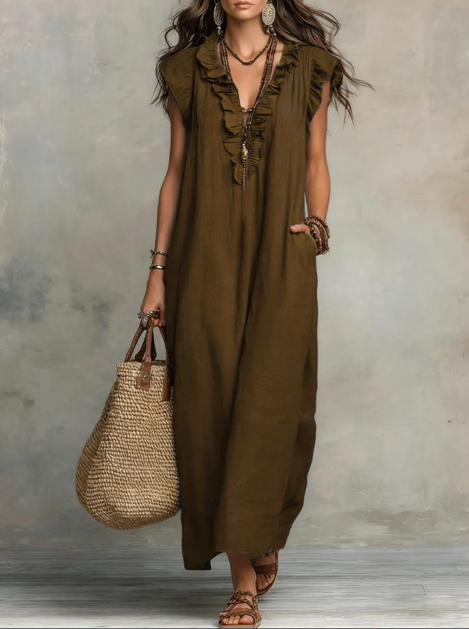 Melinda | Robe Bohemienne Chic et Fluide
