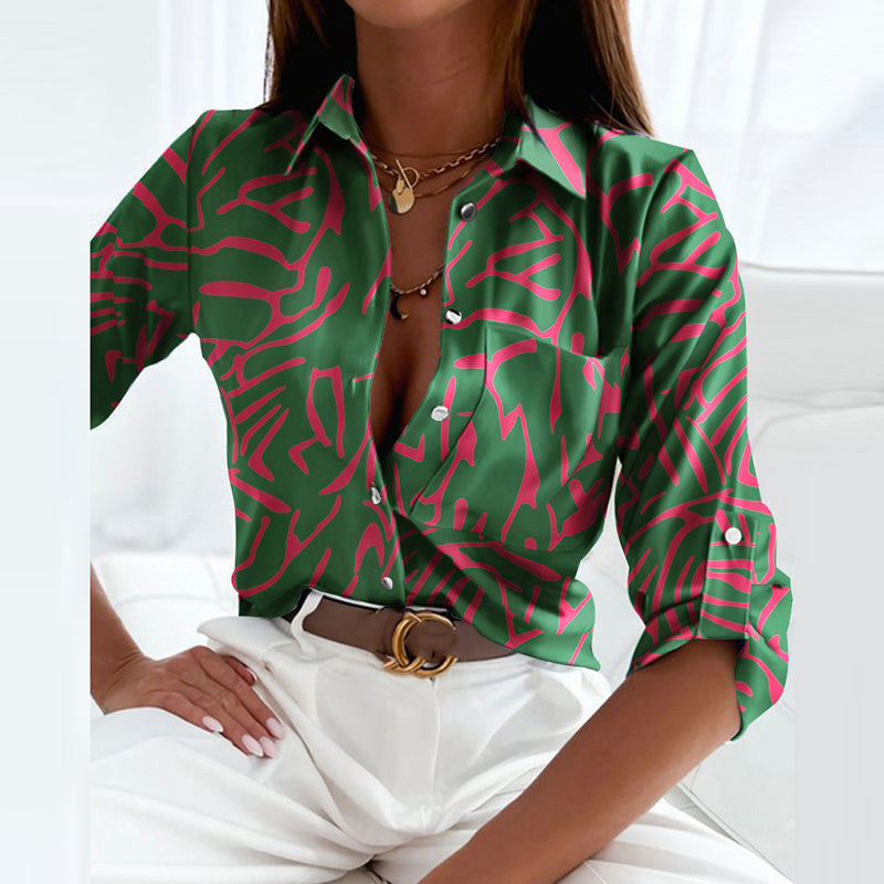 Emmy | Blouse Élégante avec Col