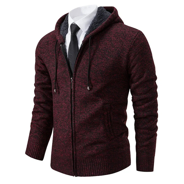 DARRELL | CARDIGAN AVEC ZIP EN POLAIRE