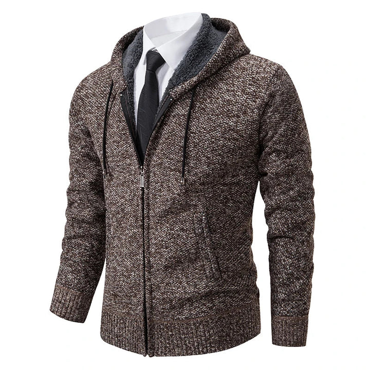 DARRELL | CARDIGAN AVEC ZIP EN POLAIRE