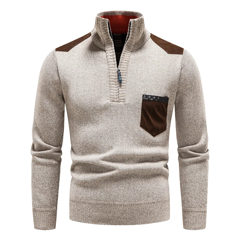 JAMES | PULL HOMME EN POLAIRE AVEC ZIP