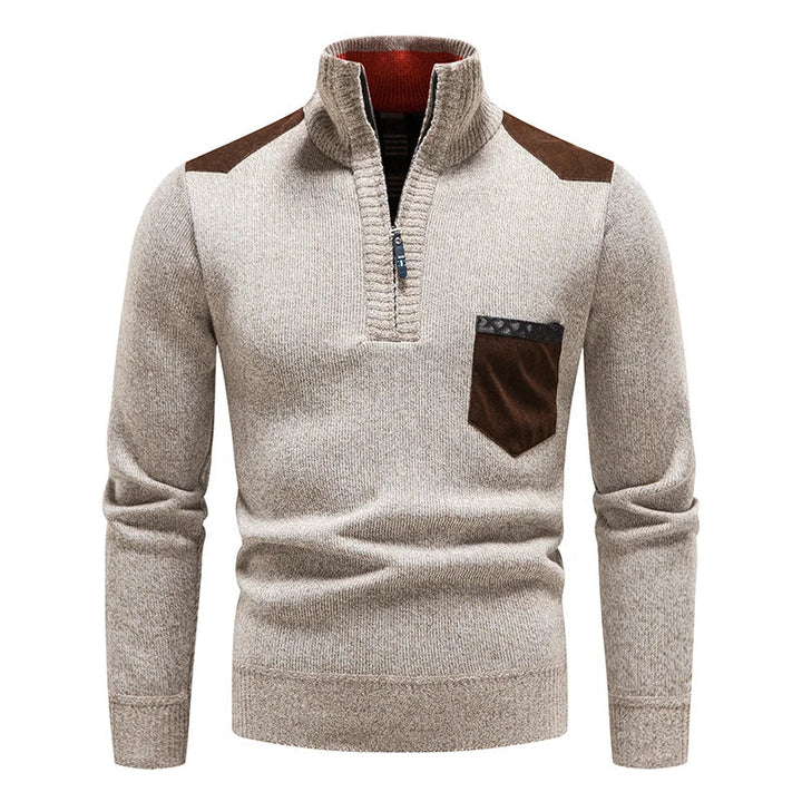 JAMES | PULL HOMME EN POLAIRE AVEC ZIP