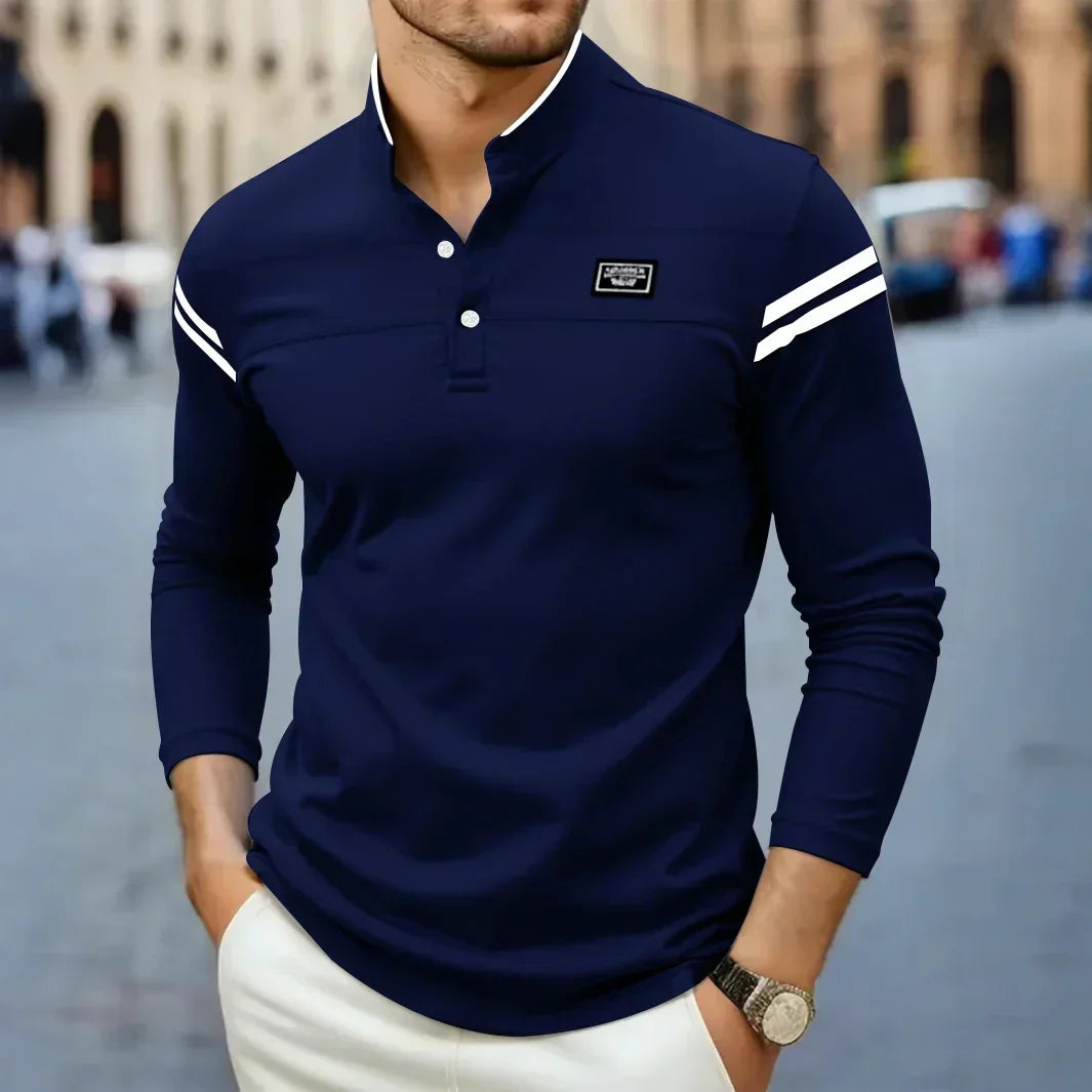 ROB | T-SHIRT À MANCHES LONGUES MODERNE POUR HOMME