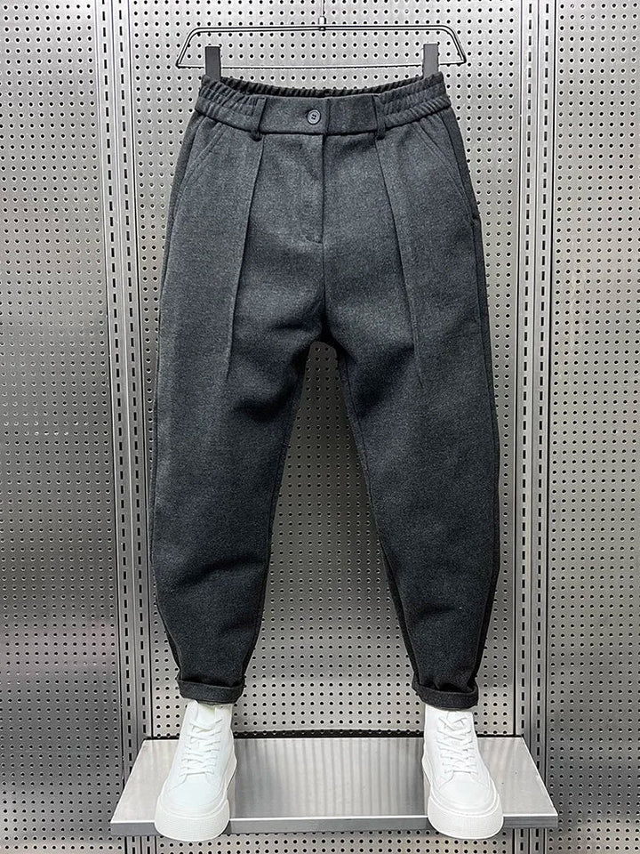 CHRIS | PANTALONS TAPERED TEXTURÉS