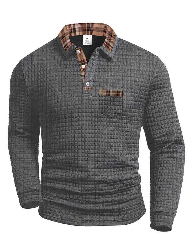 RICK | POLO À TEXTURE