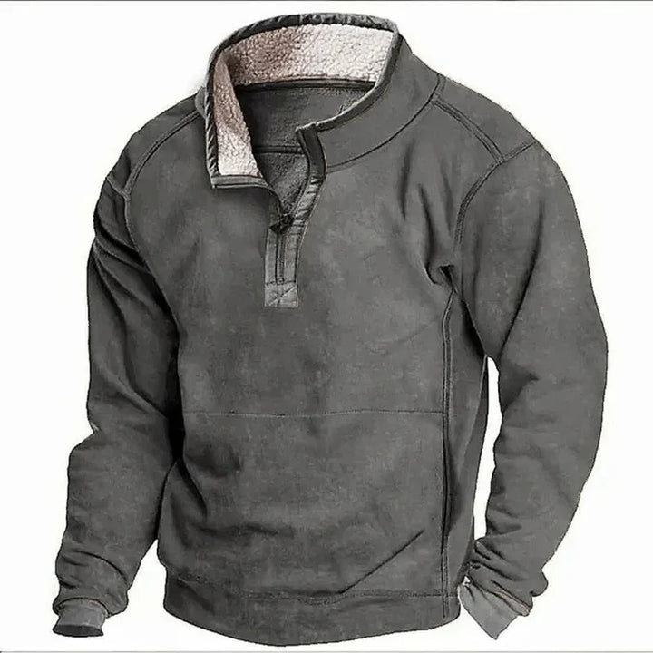 BOAZ | PULL ZIPPÉ D'HIVER COSY POUR HOMMES