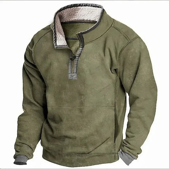 BOAZ | PULL ZIPPÉ D'HIVER COSY POUR HOMMES