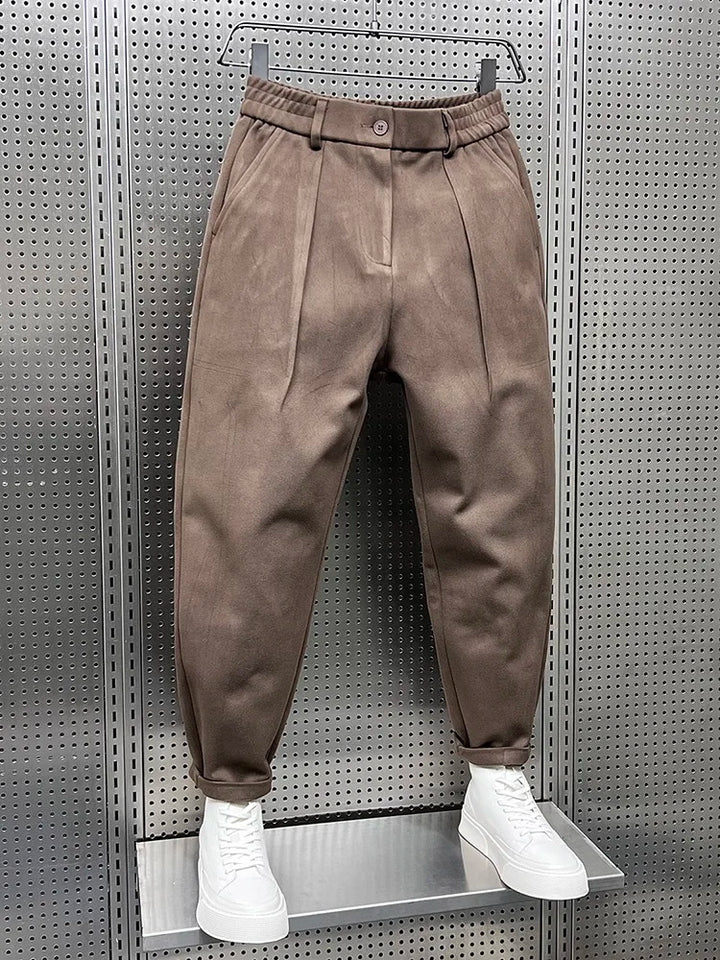 CHRIS | PANTALONS TAPERED TEXTURÉS