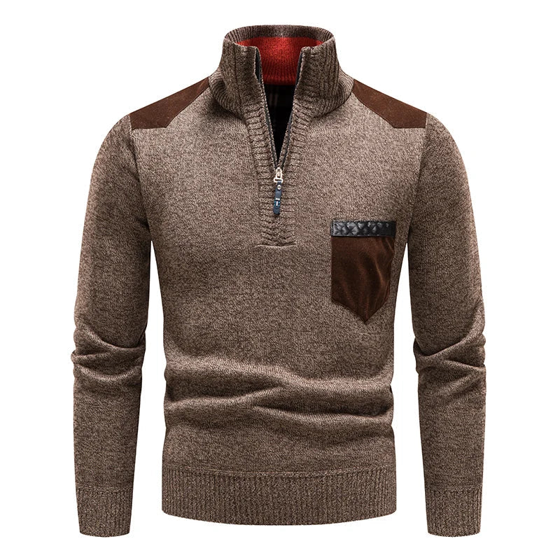 JAMES | PULL HOMME EN POLAIRE AVEC ZIP