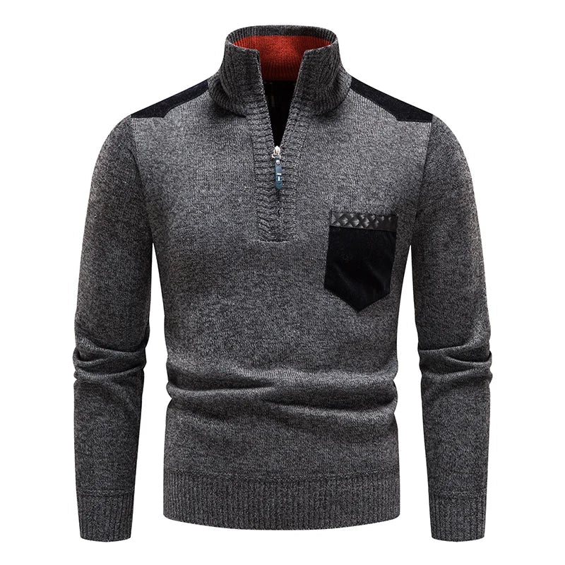 JAMES | PULL HOMME EN POLAIRE AVEC ZIP