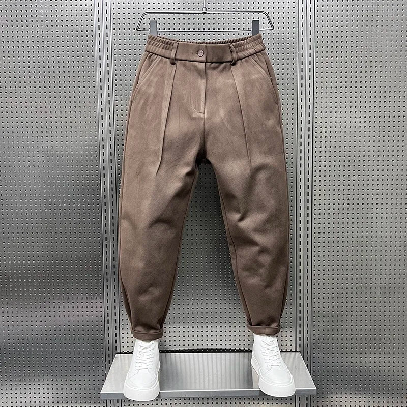 CHRIS | PANTALONS TAPERED TEXTURÉS