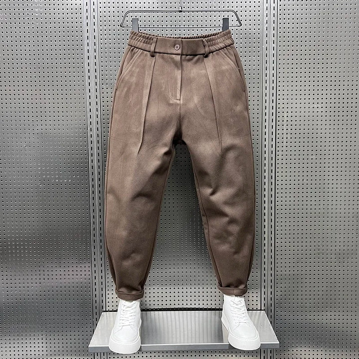 CHRIS | PANTALONS TAPERED TEXTURÉS