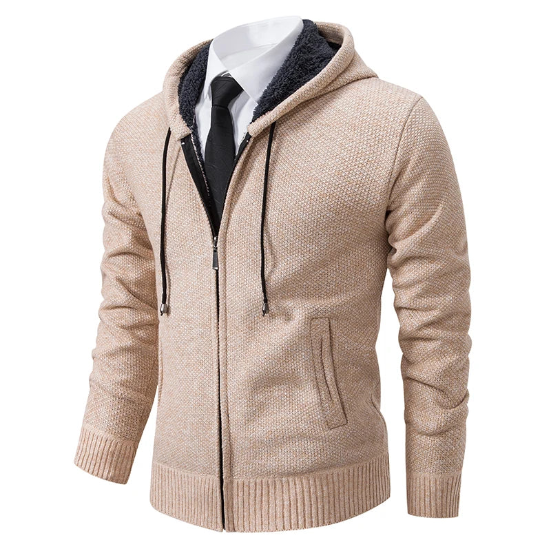 DARRELL | CARDIGAN AVEC ZIP EN POLAIRE