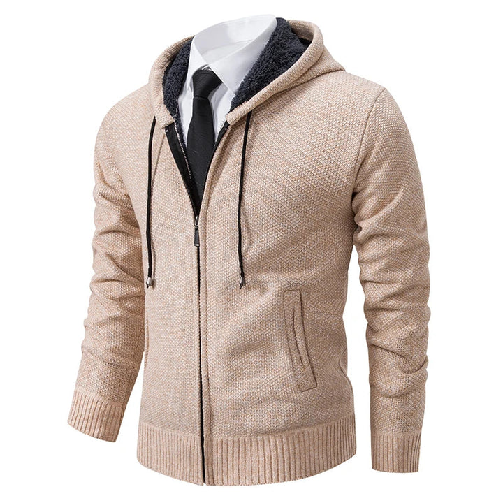 DARRELL | CARDIGAN AVEC ZIP EN POLAIRE