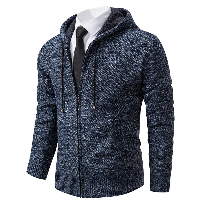 DARRELL | CARDIGAN AVEC ZIP EN POLAIRE