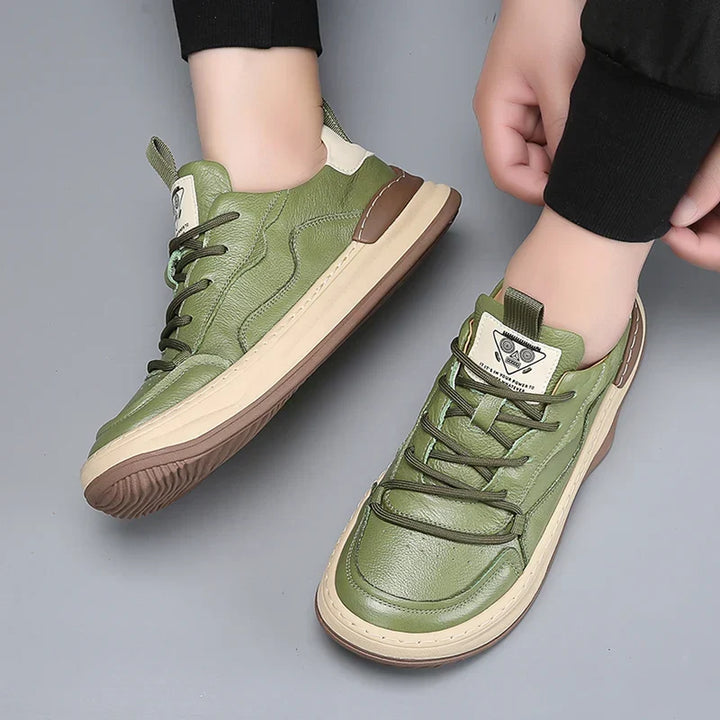 Ron | Baskets en Cuir Véritable Noble Italiana