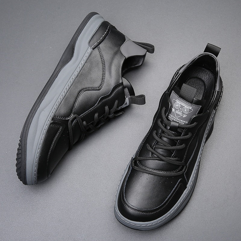 Ron | Baskets en Cuir Véritable Noble Italiana