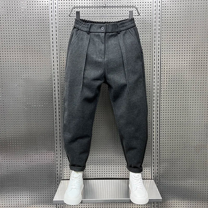 CHRIS | PANTALONS TAPERED TEXTURÉS