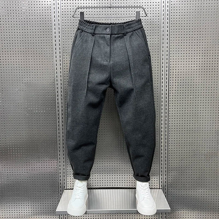 CHRIS | PANTALONS TAPERED TEXTURÉS