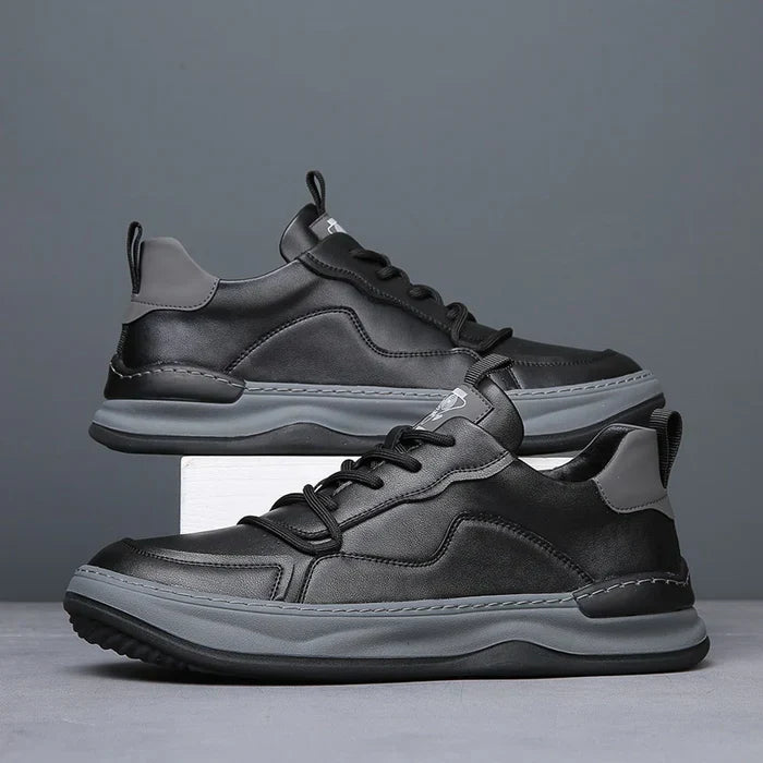 Ron | Baskets en Cuir Véritable Noble Italiana