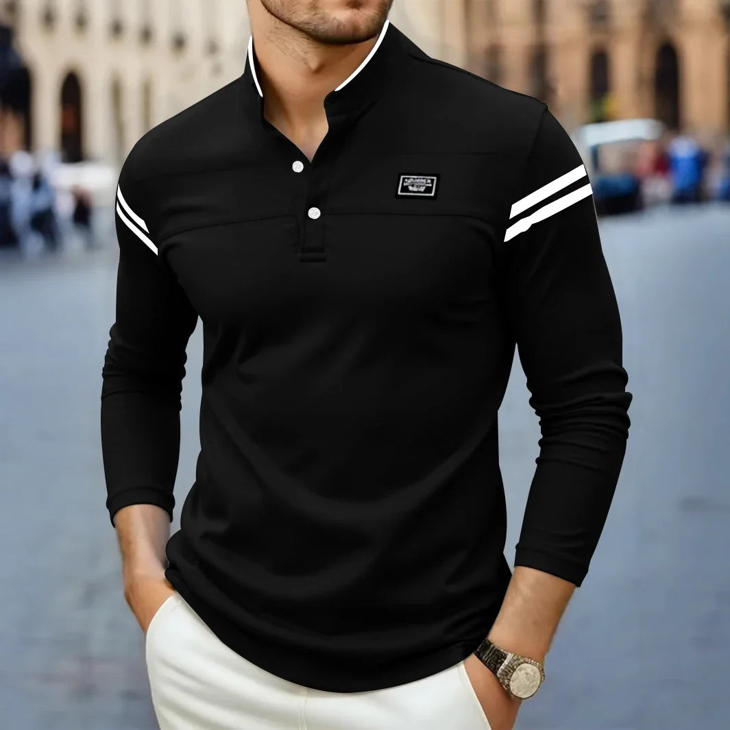 ROB | T-SHIRT À MANCHES LONGUES MODERNE POUR HOMME