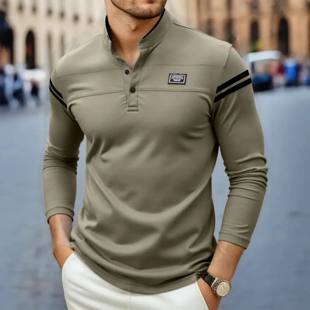 ROB | T-SHIRT À MANCHES LONGUES MODERNE POUR HOMME