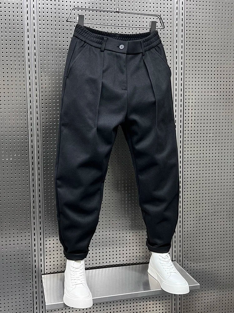 CHRIS | PANTALONS TAPERED TEXTURÉS