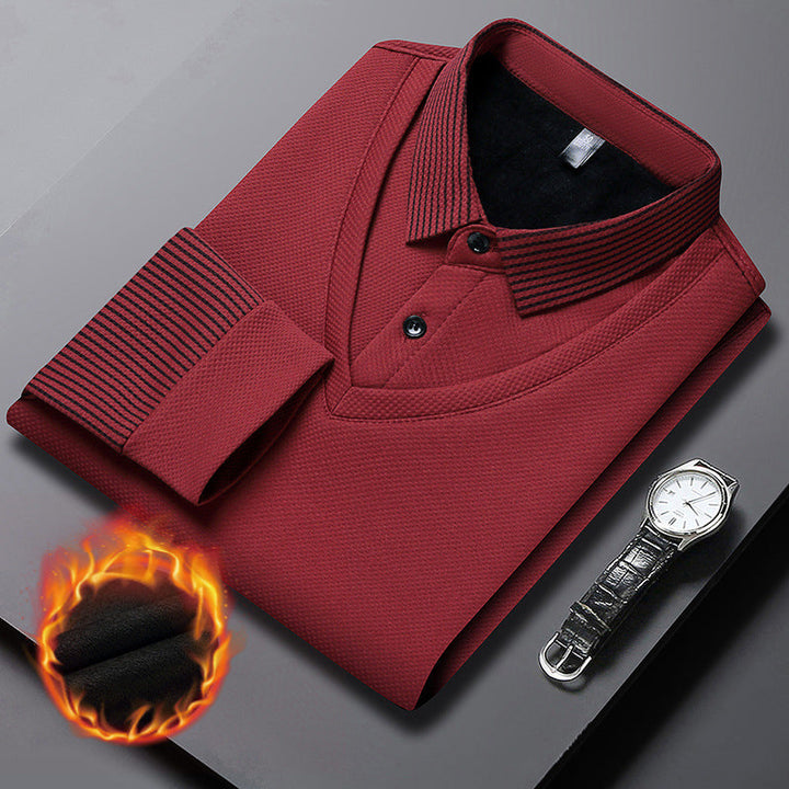 Eli | Chemise à Col Rayé 2 Pièces
