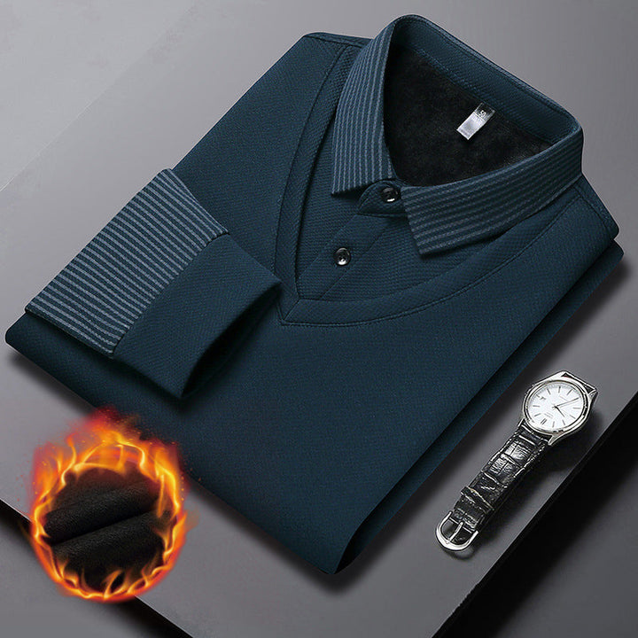 Eli | Chemise à Col Rayé 2 Pièces