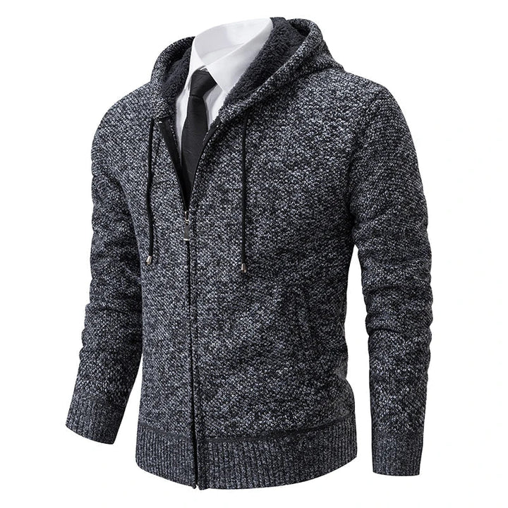 DARRELL | CARDIGAN AVEC ZIP EN POLAIRE