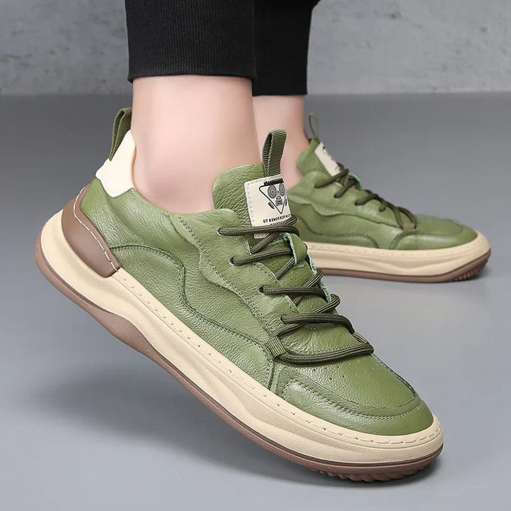 Ron | Baskets en Cuir Véritable Noble Italiana