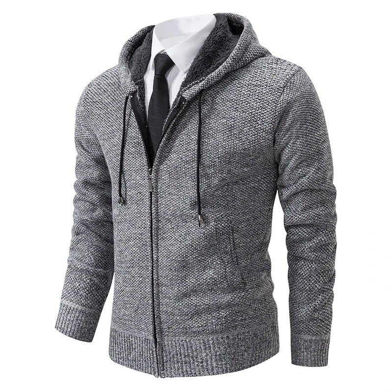 DARRELL | CARDIGAN AVEC ZIP EN POLAIRE