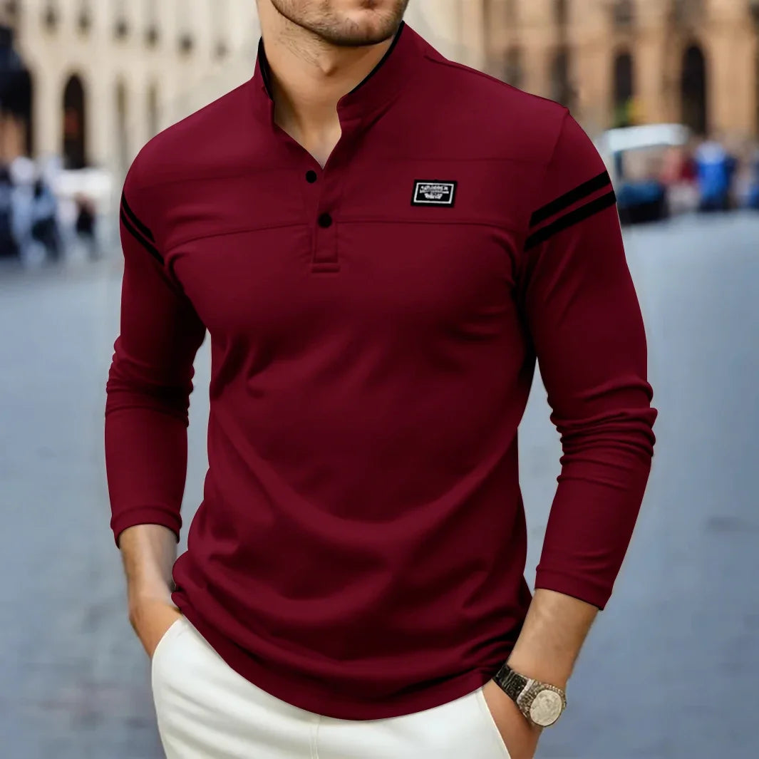 ROB | T-SHIRT À MANCHES LONGUES MODERNE POUR HOMME