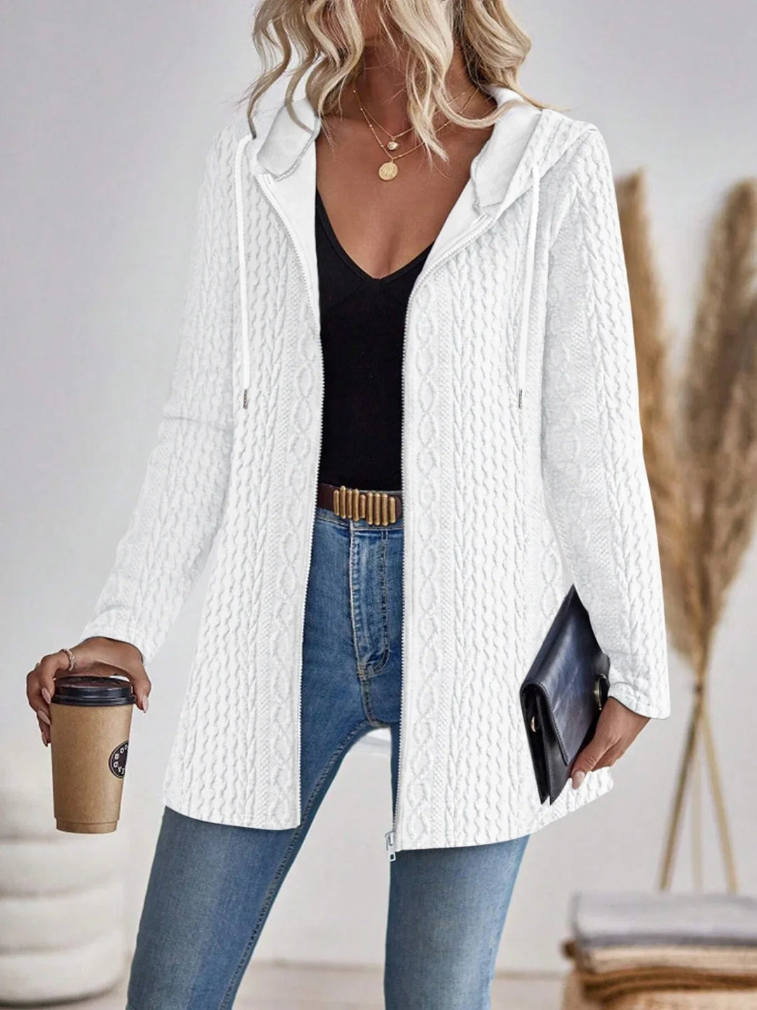 Sheila | Cardigan Tricoté Élégant pour Tous les Jours