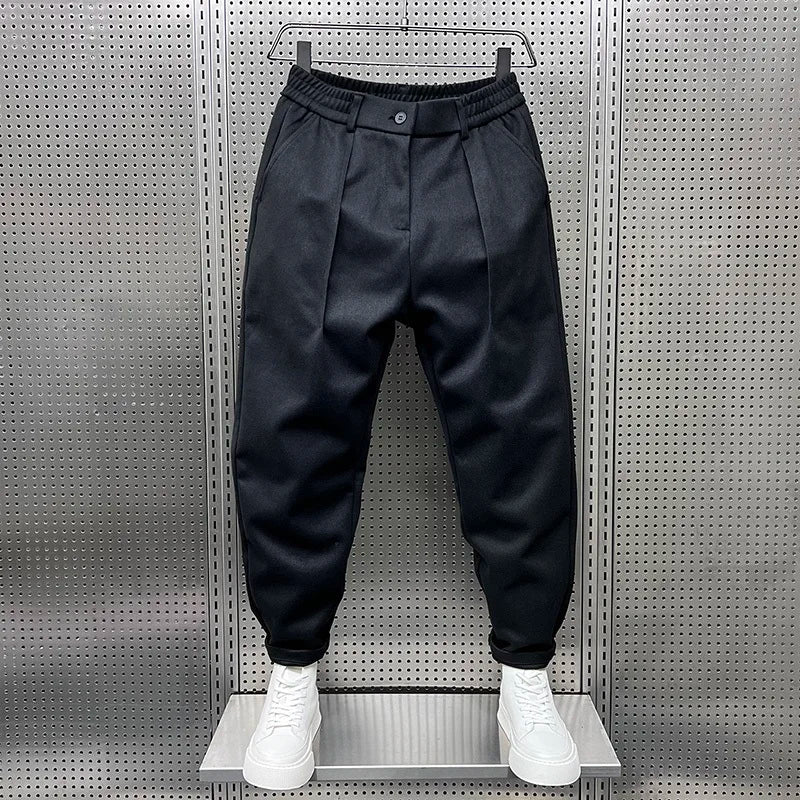 CHRIS | PANTALONS TAPERED TEXTURÉS