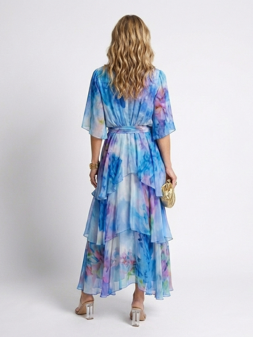 Calista | Robe maxi à décolleté