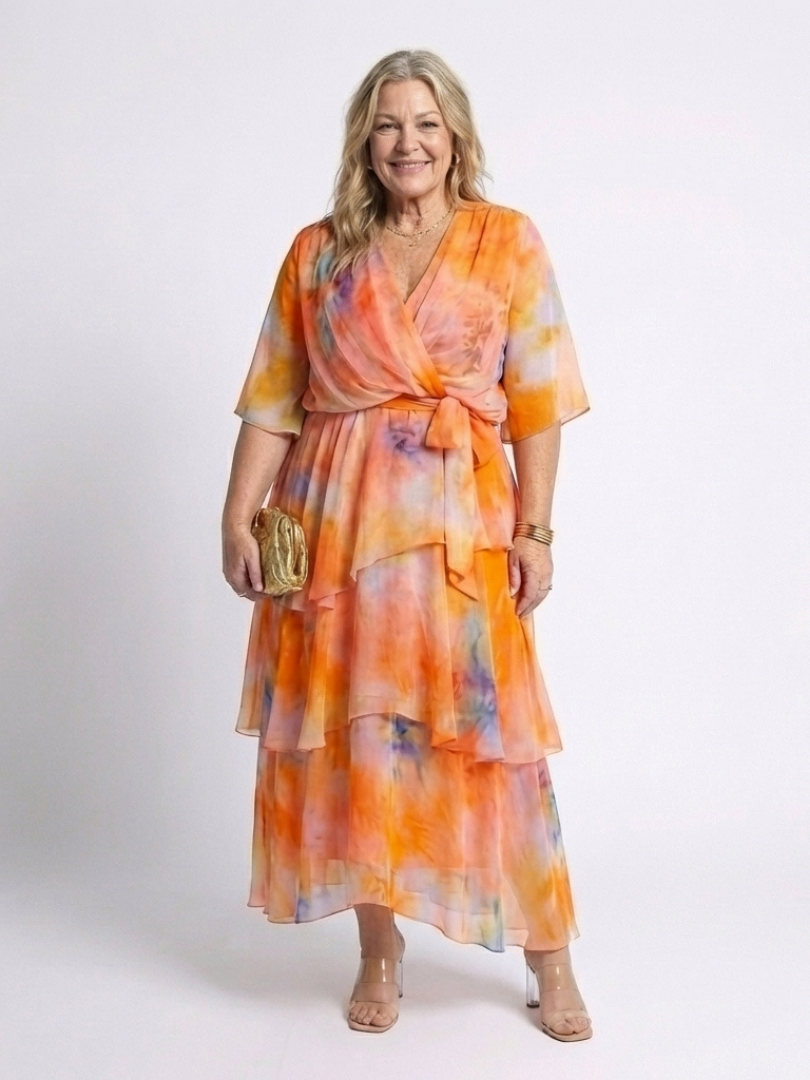 Calista | Robe maxi à décolleté