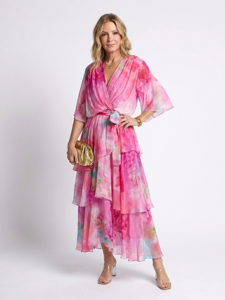 Calista | Robe maxi à décolleté