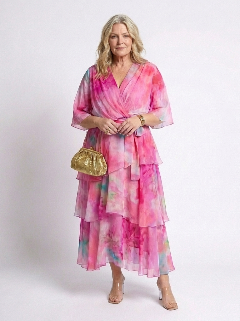 Calista | Robe maxi à décolleté